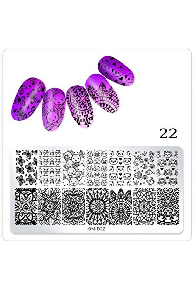BEAUTY BOX COSMETIC Nail Art Stampa Plakası Tırnak Stampası Stamper Tırnak Sü...