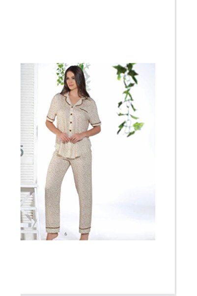 Sevim Düğmeli Pijama Takım