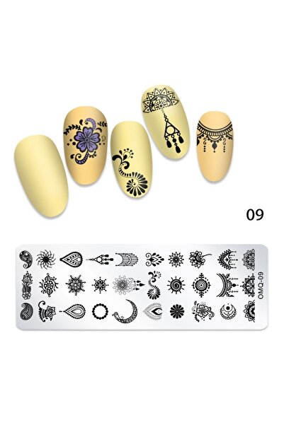 Beauty Box Nail Art Stampa Plakası Tırnak Stampası Stamper Tırnak Süsleme Bas...