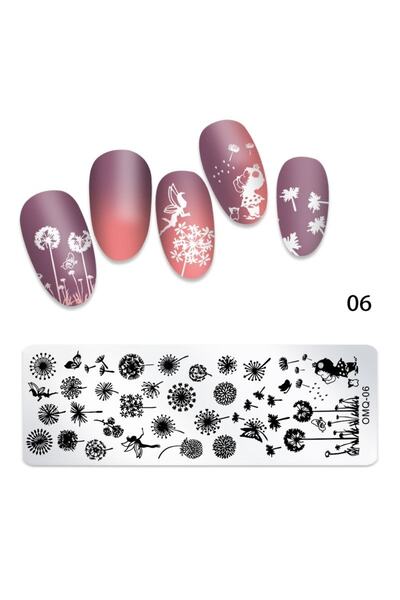 Beauty Box Nail Art Stampa Plakası Tırnak Stampası Stamper Tırnak Süsleme Bas...