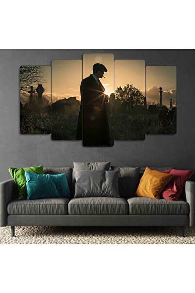 EVLOYA Peaky Blinders Thomas Shelby 5 Parçalı Tablo