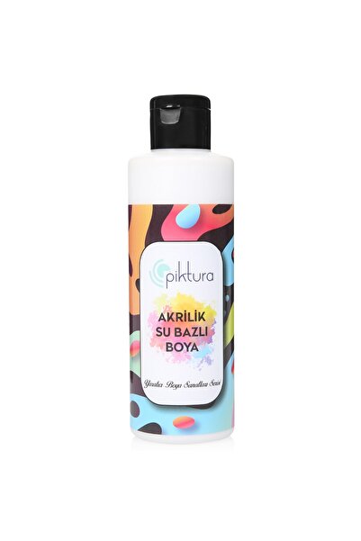 Piktura Su Bazlı Akrilik Silikonlu Silinebilir Iç Cephe Duvar Boyası 200ml