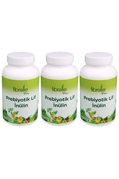 Fibrelle Inülin Prebiyotik Lif 250g Plastik Ambalaj 3 Adet