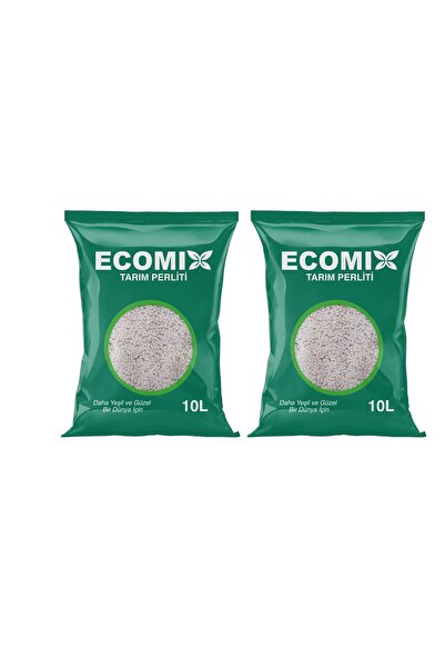 ecomix Sulamada Tasarruf Sağlayan Tarım Perliti 10 Lt X 2