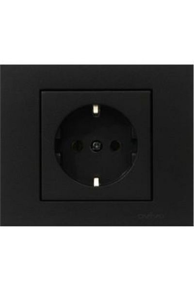 OVİVO Black Grano Socket (Frame Included)