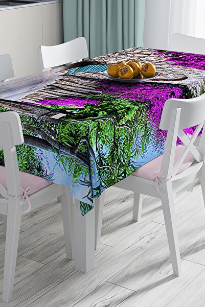 Realhomes Specijalni dizajn 3D digitalno štampani stolnjak 120 x 140 cm