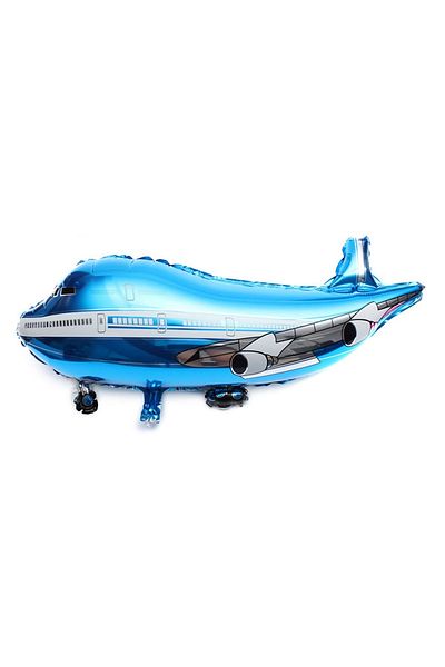 helyum pasta Airplane Figured Foil Balloon 22 Inch