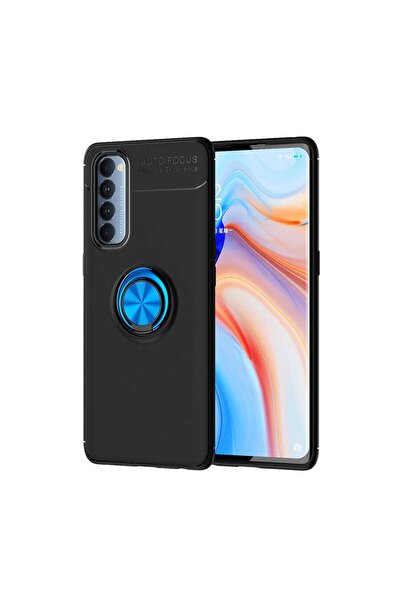 Anka Cep Cep Telefonu Aksesuarları Oppo Reno 4 Pro 4g Kılıf Ravel Yüzüklü Sta...