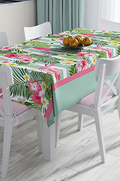 Realhomes Față de masă 3D imprimată digital cu model Flamingo