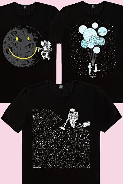 ROCKANDROLL Grafiti astronauta, planete od balona, majica sa astronautkinjom ...