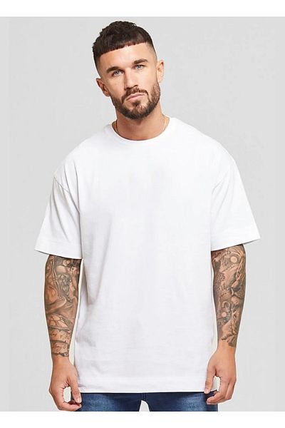 DEEPSENCE Ανδρικό μπλουζάκι Oversize Scorpion Back Print Λευκό