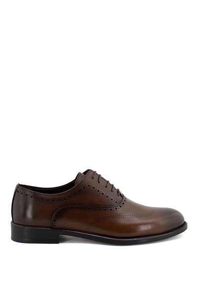 MARCOMEN 5266c Men's Genuine Leather Classic Shoes Tan