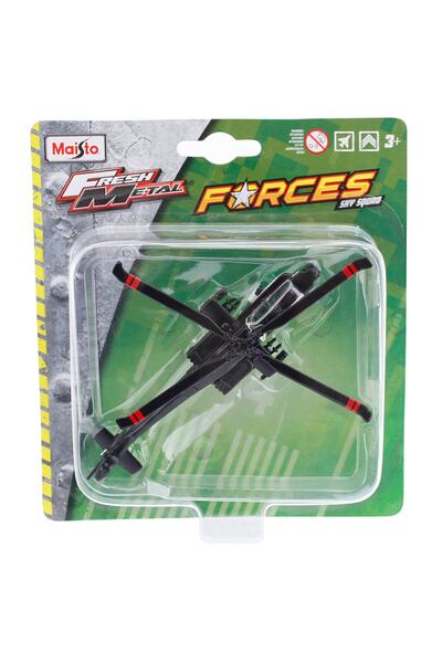 Genel Markalar Maisto Metal Forces Askeri Savaş Uçağı Ah-64 Apache Model Uçak