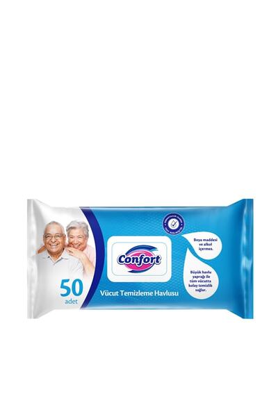 confort Comfort Vücut Temizleme Havlusu 50'li X 3 Adet
