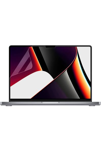 NovStrap Macbook Pro 2021 M1 Çip 14 Inc A2442 Ile Uyumlu Ekran Koruyucu Parla...