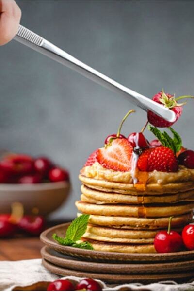 Buffer ® Yiyecek Servis Maşası Air Fryer Master Chef Şef Cımbızı Et Kızartma Barbekü Aleti 30 Cm