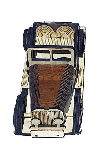 ADF TOPTAN Otantik Klasik Ahşap Oyuncak Araba