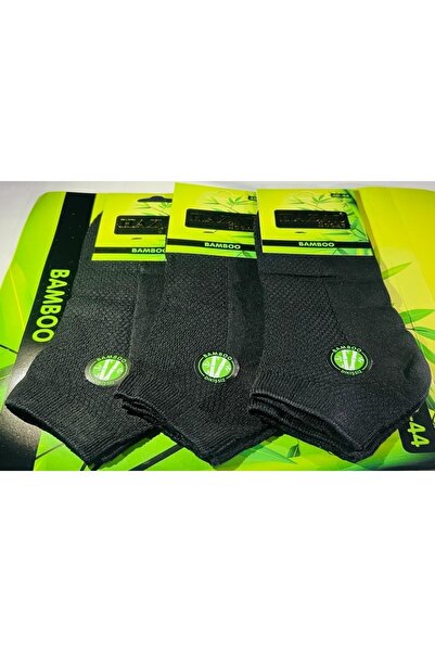 m modası Hazal 3 Çift Dikişsiz Bamboo Erkek Bilek Çorap