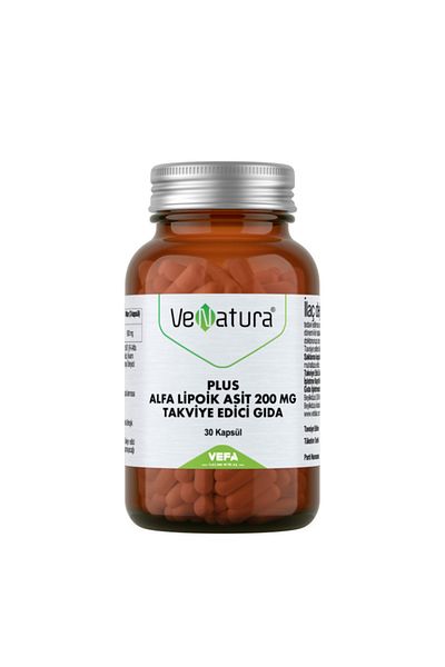 VeNatura Plus Alpha Lipoic Acid - 200 Mg, 30 Capsules R-alpha Lipoic Acid