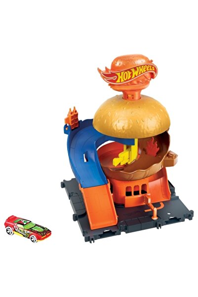 mattel Hot Wheels Şehir Temalı Setler Downtown Burger Drive Hdr24-hdr26