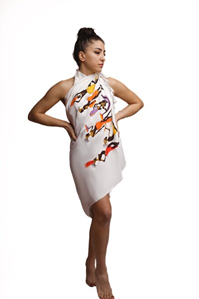 ZEYZEN Beach Towel Peshtemal Sea Turkish Bath Sunbed Towel Cover Peshtemal (tulip)