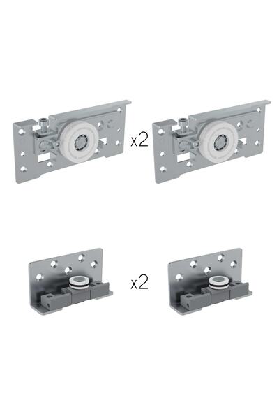 ARON Sgm-01 Iç Kapak Ağır Sistem Ray Dolap Sürgülü Kapak Mekanizması Sgm-01 Iç Kapak