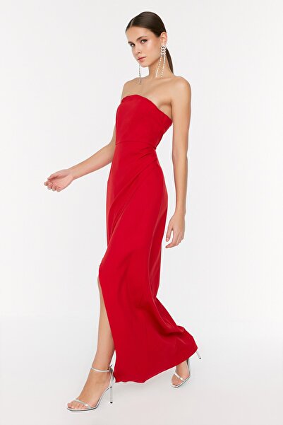 Trendyol Collection Evening & Prom Dress - Red - Mermaid