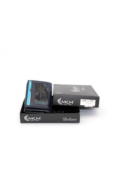 MKM Automatic Leather Card Holder with Mechanism