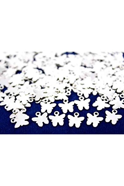 yfhobi 15 Adet- 8x9 Mm Kulplu Kelebek Desenli Pul, Takı Malzemesi, Metal Pul,...