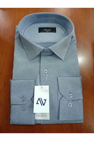 ADVANTE Мъжка риза с дълъг ръкав Güncüoğlu Dobby Slim Fit