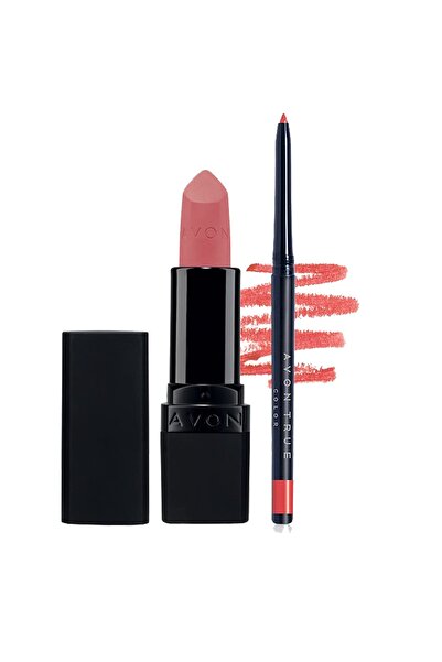 AVON Ultra Mat Ruj Pure Pink Glimmerstick Dudak Kalemi Coral Desire