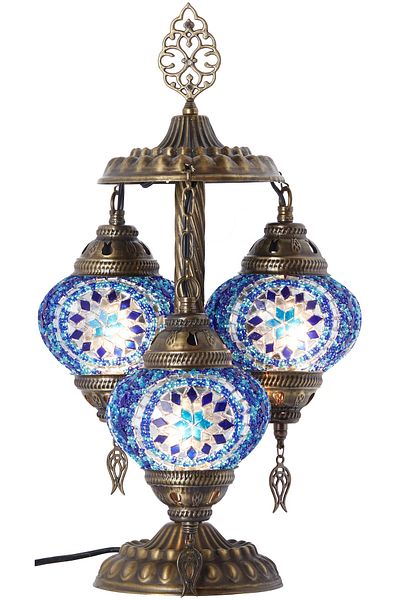 Demmex Mosaic Mini Desktop Floor Lamp 3'' Authentic Lamp Decor Lampshade