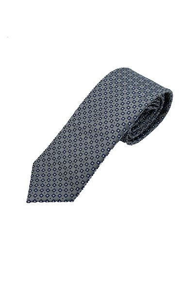 Brianze Gray Checkered Tie Handkerchief Set