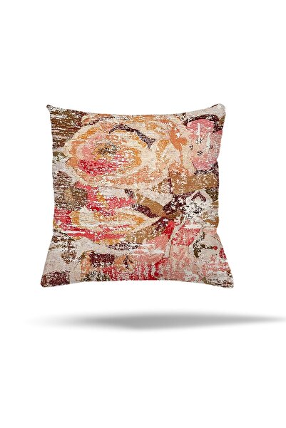 linazaitun Patchwork Çiçek Desen Etnik Gizli Fermuarlı Yastık Kılıfı Kırlent ...