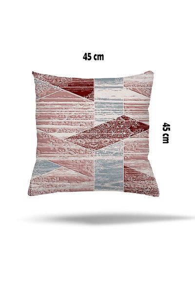 MENTEŞ Ethnic Leaf Patterned Feather Cover - Hidden Zipper, Throw Pillow Cover, Seat Pillow Cover