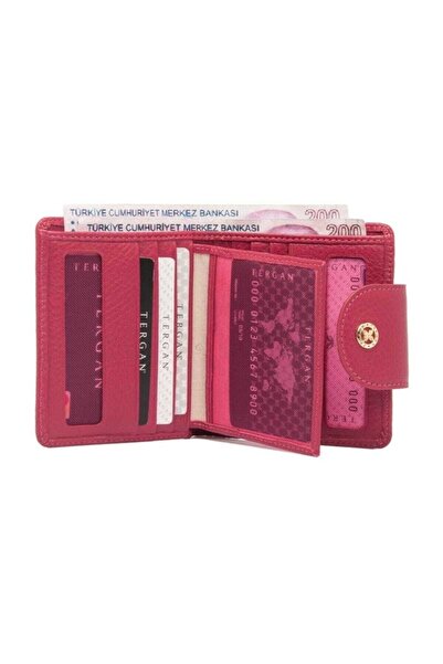Tergan Genuine Leather Pink Leather Women's Wallet S1CB00005674