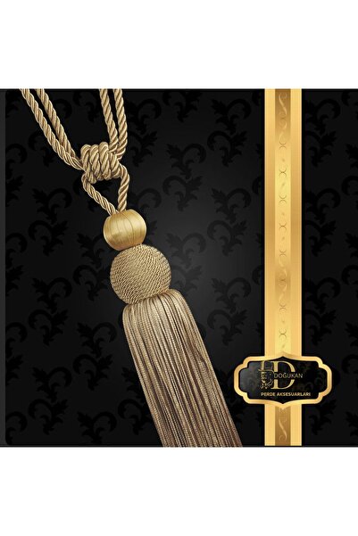 Doğukan perde aksesuarları Smr-03 Braçol Başlık Sarı - Ip Sarı (1 ADET)