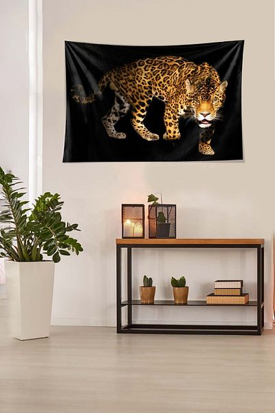 on the clouds Model leopard, catifea rezistentă la pete, țesătură texturată, acoperire de perete, tapiserie