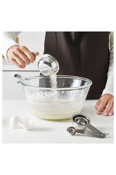 IKEA Stainless Vardagen 5-Piece Measuring Cup Set - Kitchen