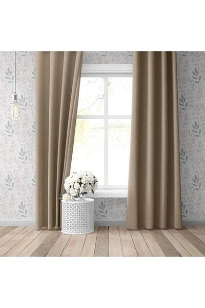 ALTINPAMUK Luxury Blackout Beige Blackout - Ανοιχτόχρωμη, μη πλισέ επιλογή Enxboy