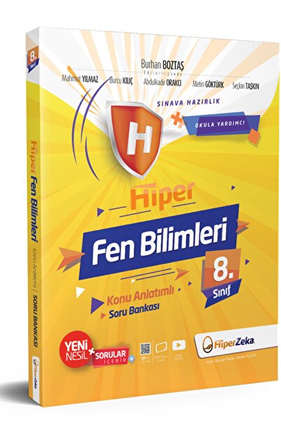 HiperZeka Süper Fiyat Hiperzeka Yayınları 8. Sınıf Hiper Fen Bilimleri Konu A...