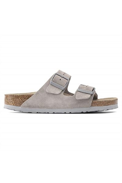 Birkenstock Arizona Soft Footbed Men's Slippers - Stone Money