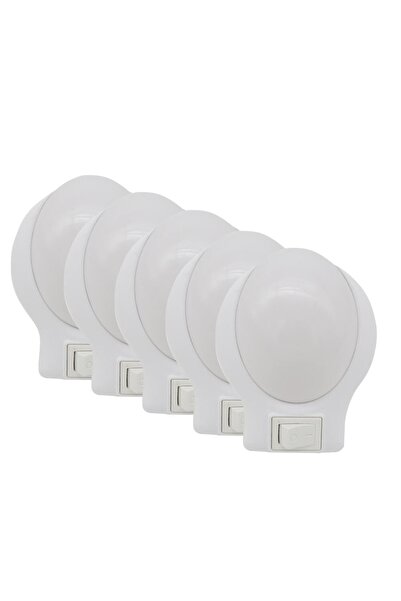 Sunlight Ufo Led Gece Lambası 0,5w Tasarruflu Işıklı Fişli Düğmeli 5 Adet Gün...