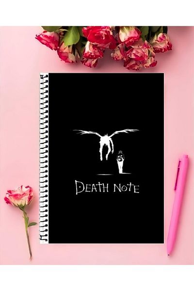 animeandyourworld Death Note Notebook 1 Piece Special Design A4 Size 21*29 Cm Wired Striped Large Size Notebook