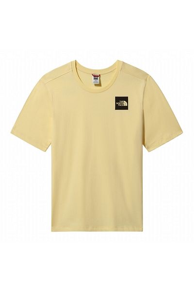THE NORTH FACE تي شيرت نسائي أصفر فاخر مريح