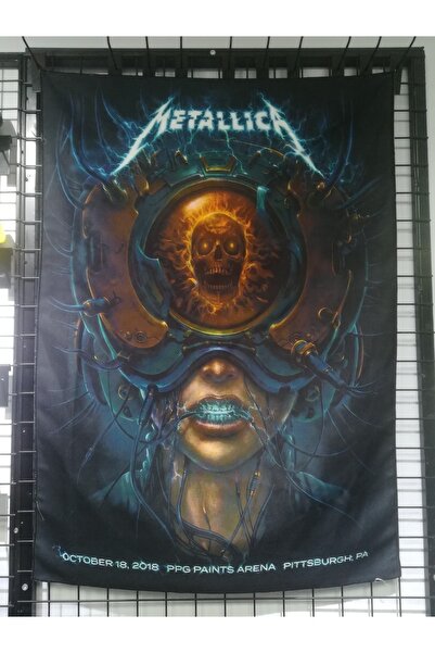 owl bag لوحة حفلات ميتاليكا بيتسبرغ بتصميم منقوش