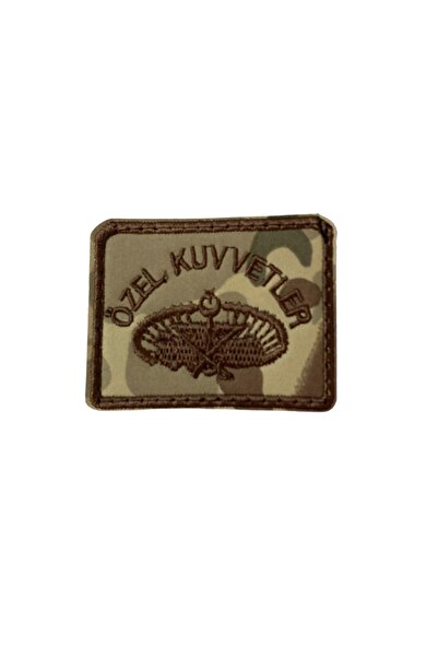 Silyon Askeri Giyim Özel Kuvvetler Komutanlığı - Bordo Bereliler Yazılı Peç Arma