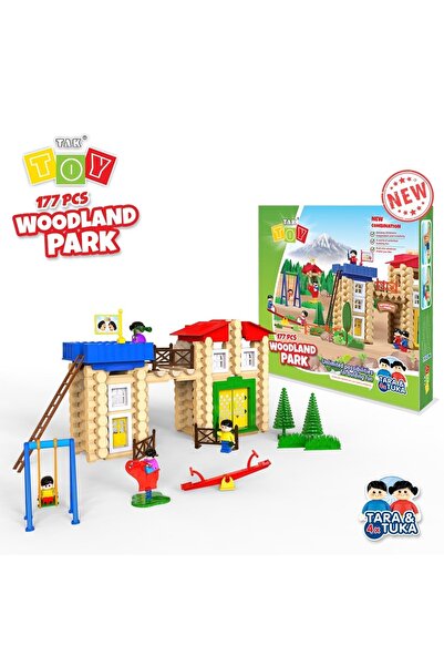 TAK OYUNCAK Park Play Set 177 Pieces - Woodland