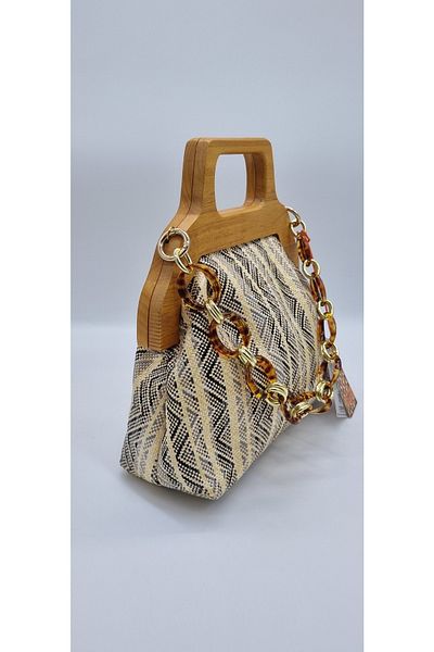 DSN Straw Multi Color Hand and Shoulder Bag 5680