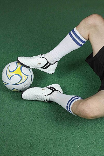 Jump 13258 Erkek Siyah Beyaz Halı Saha Futbol Ayakkabı 36/45 -1